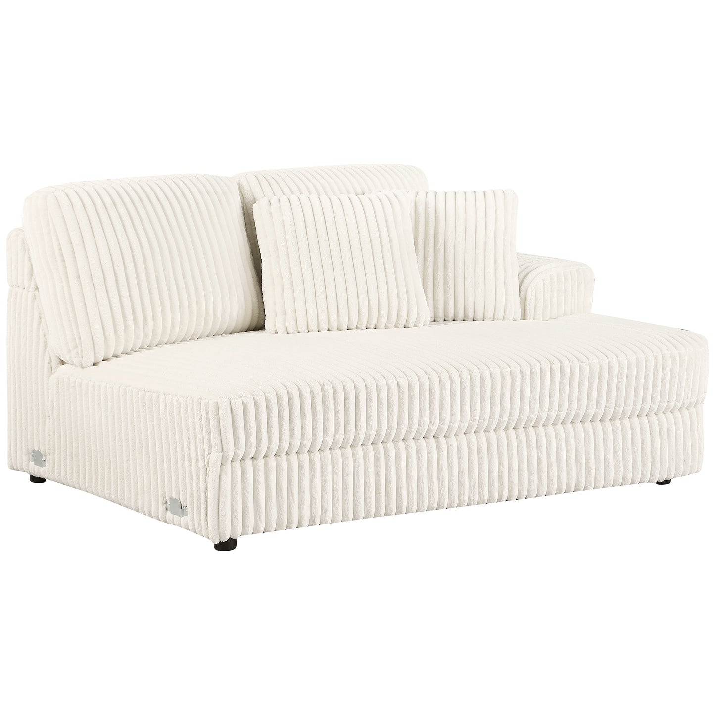 Emberson Upholstered RAF Cuddler Ivory