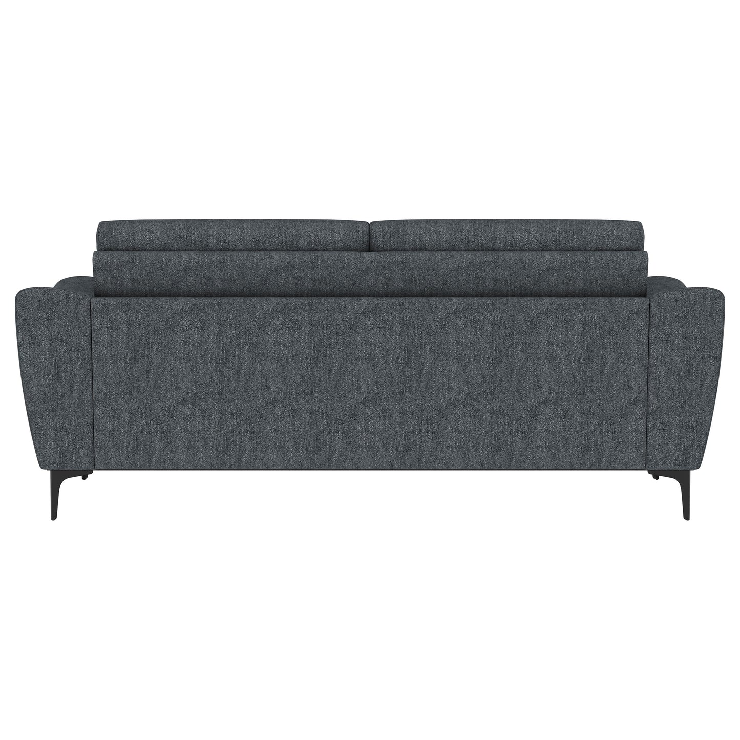 Nolan Upholstered Sloped Track Arm Sofa Charcoal