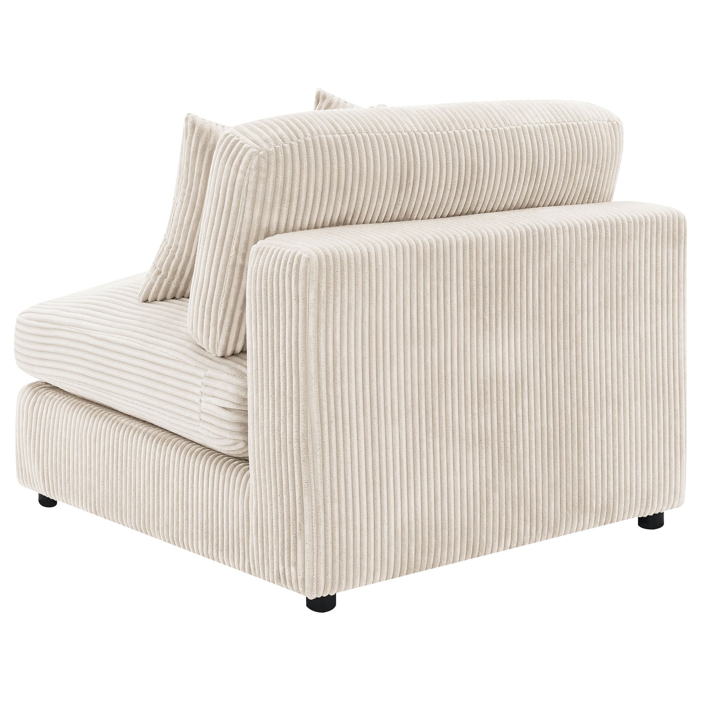 Blaine Upholstered Armless Chair Sand