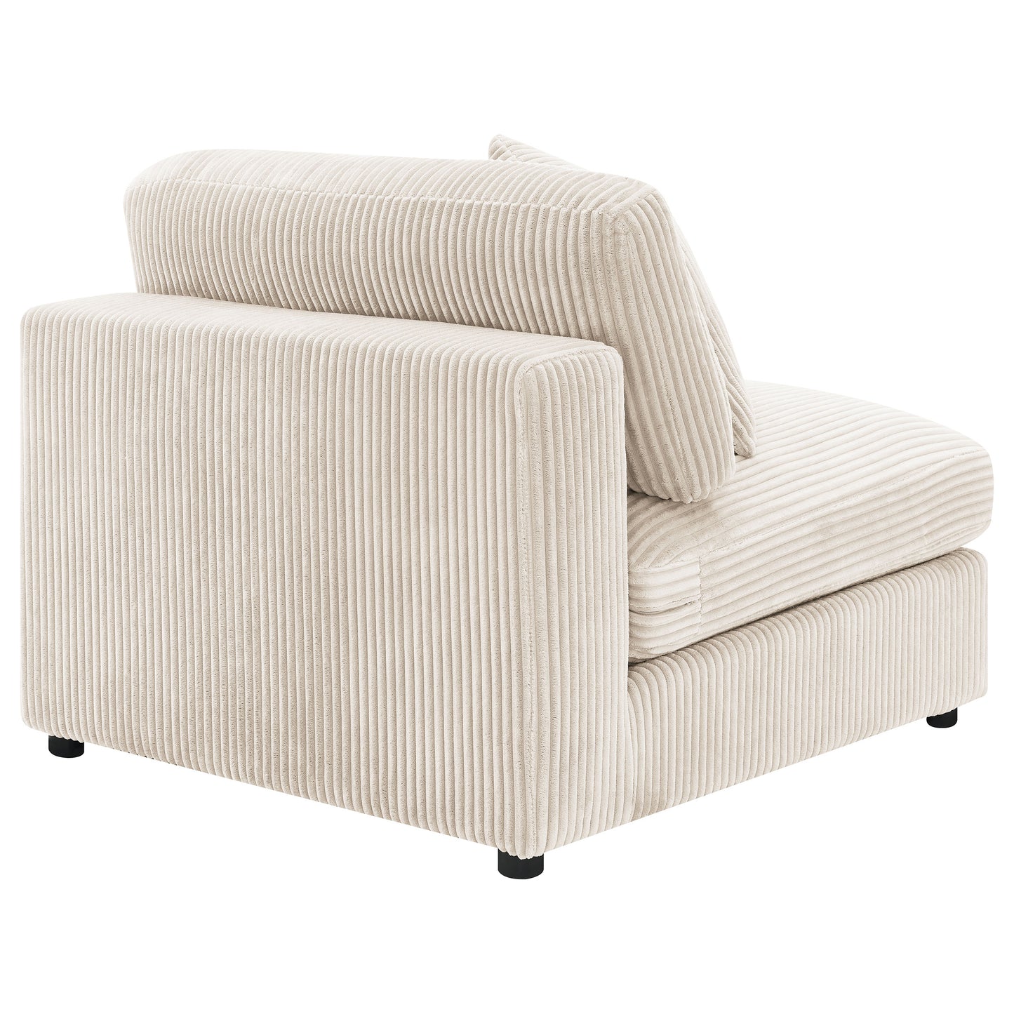 Blaine Upholstered Armless Chair Sand