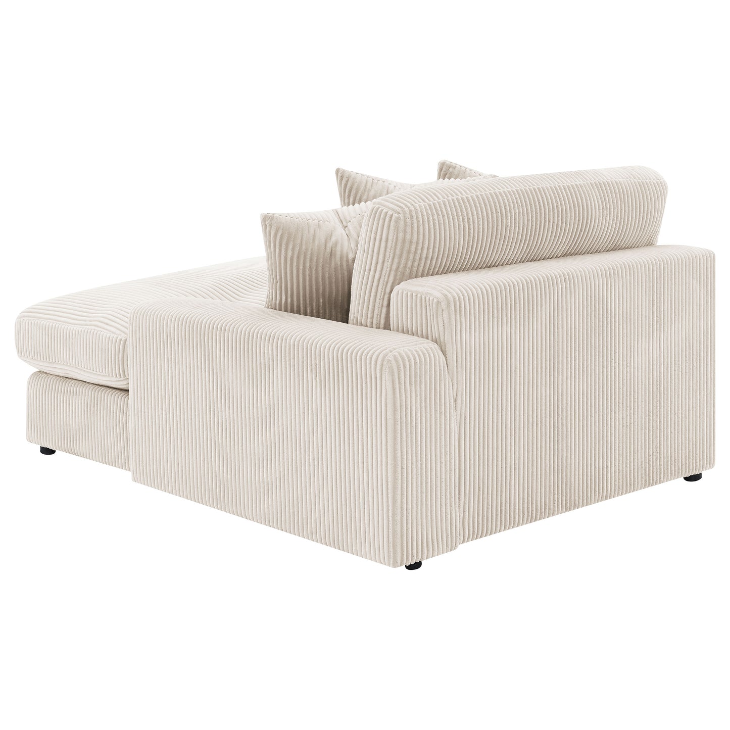 Blaine Upholstered Reversible Chaise Sectional Sofa Sand