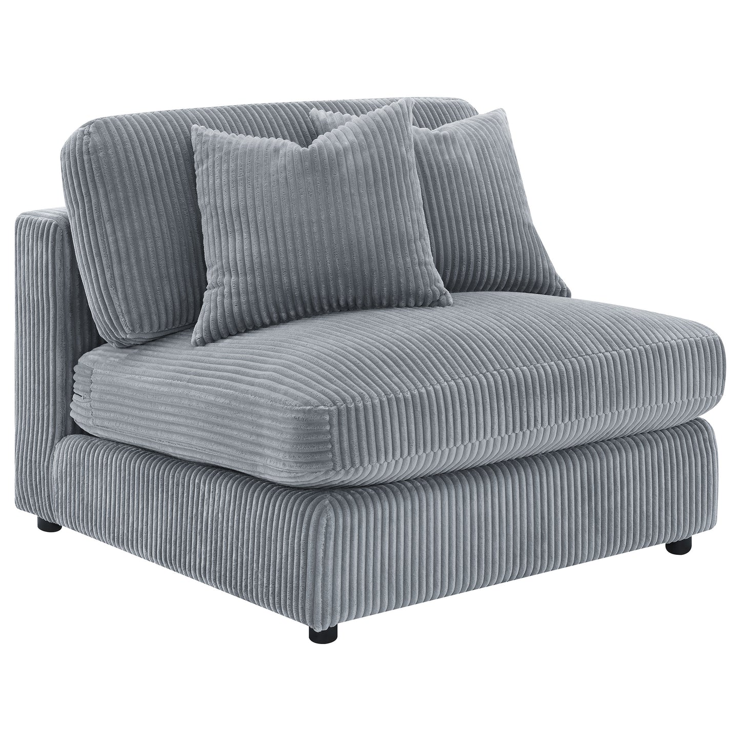 Blaine Upholstered Armless Chair Fog