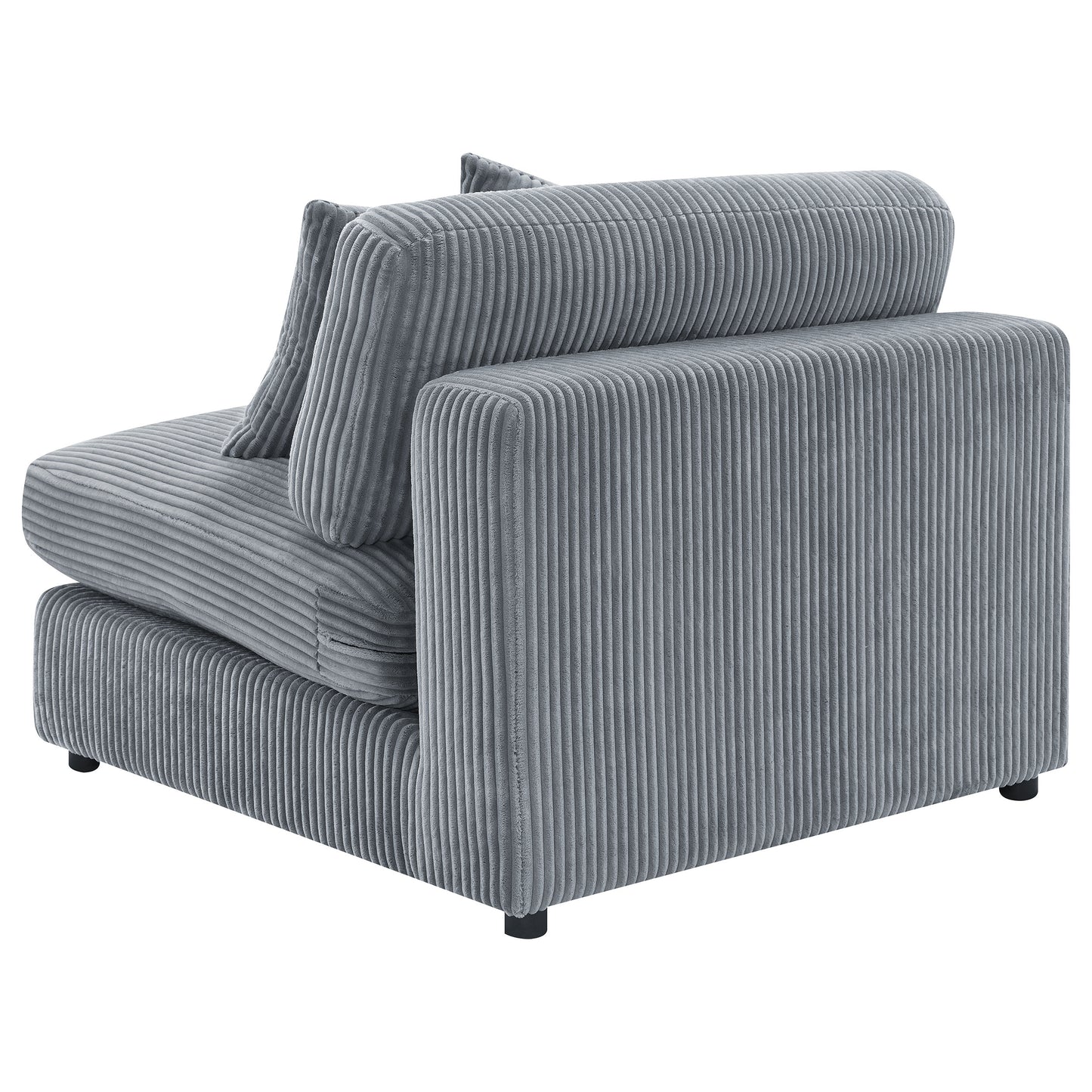 Blaine Upholstered Armless Chair Fog