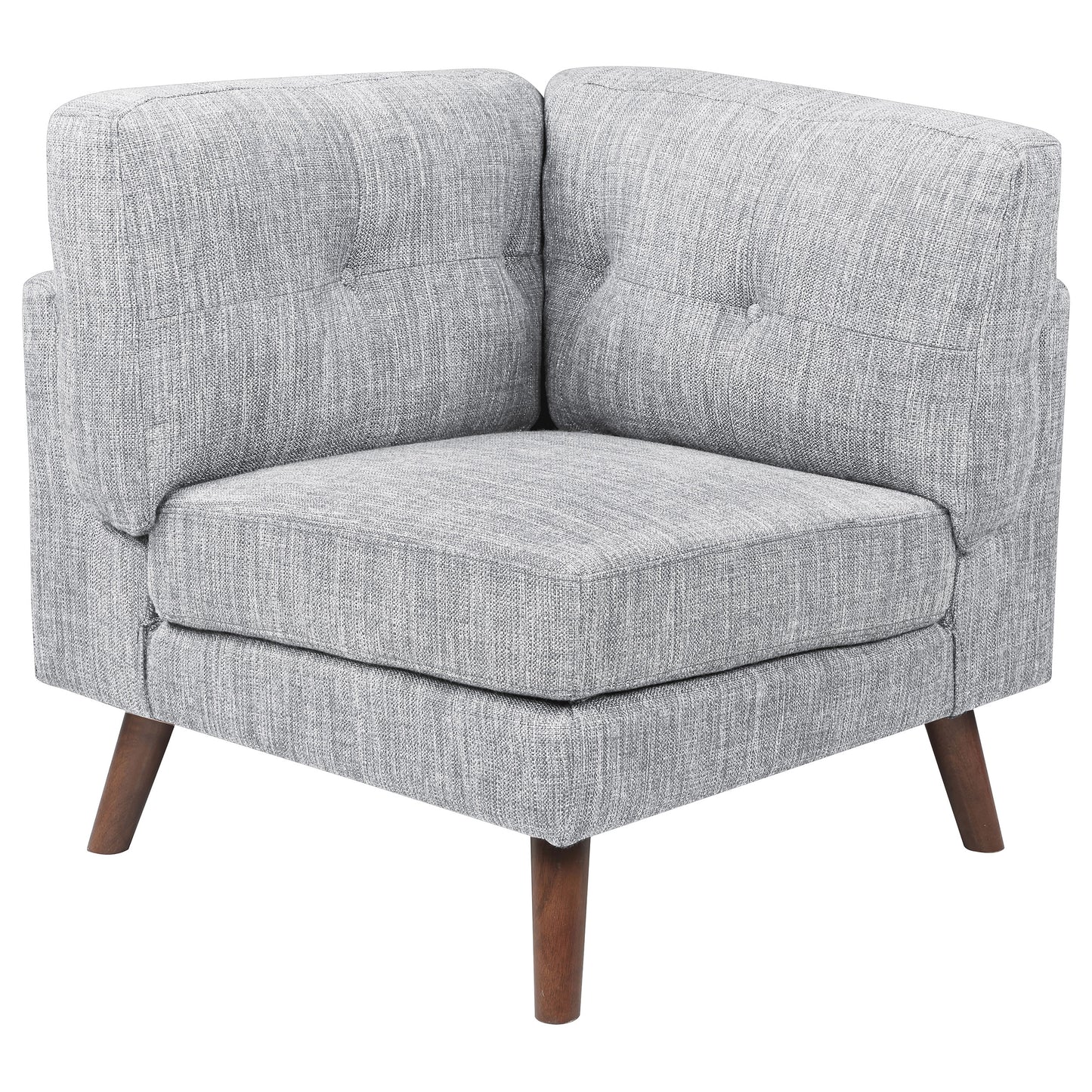 Churchill Upholstered Corner Chair Grey