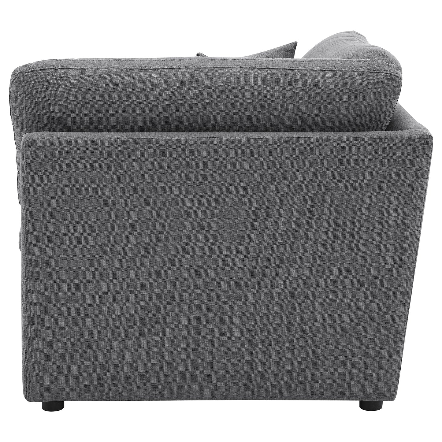 Hobson Upholstered Corner Charcoal