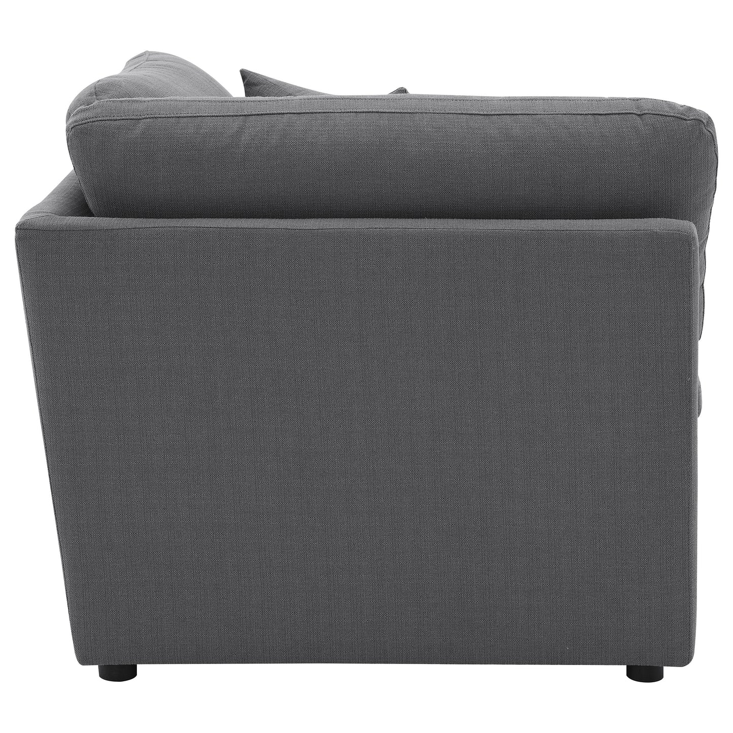 Hobson Upholstered Corner Charcoal