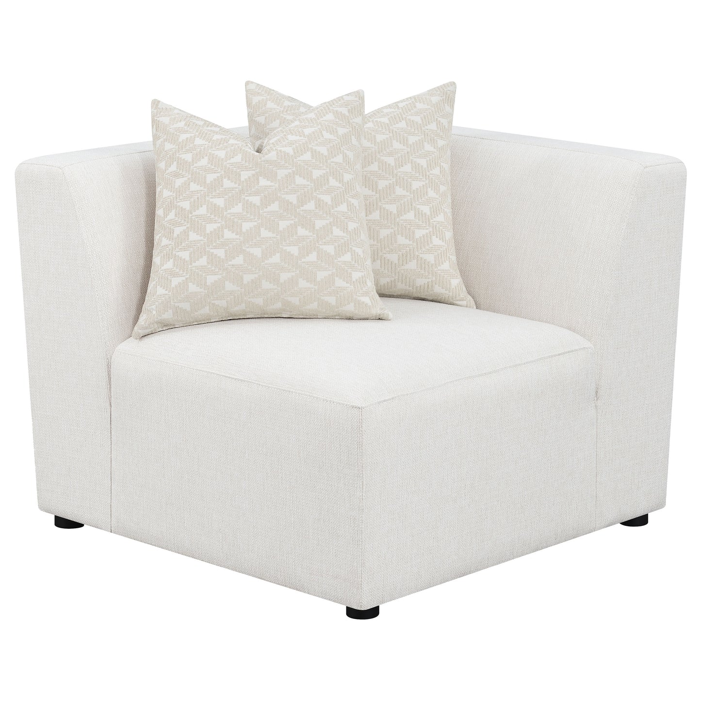 Freddie 6-piece Upholstered Modular Sectional Sofa Pearl