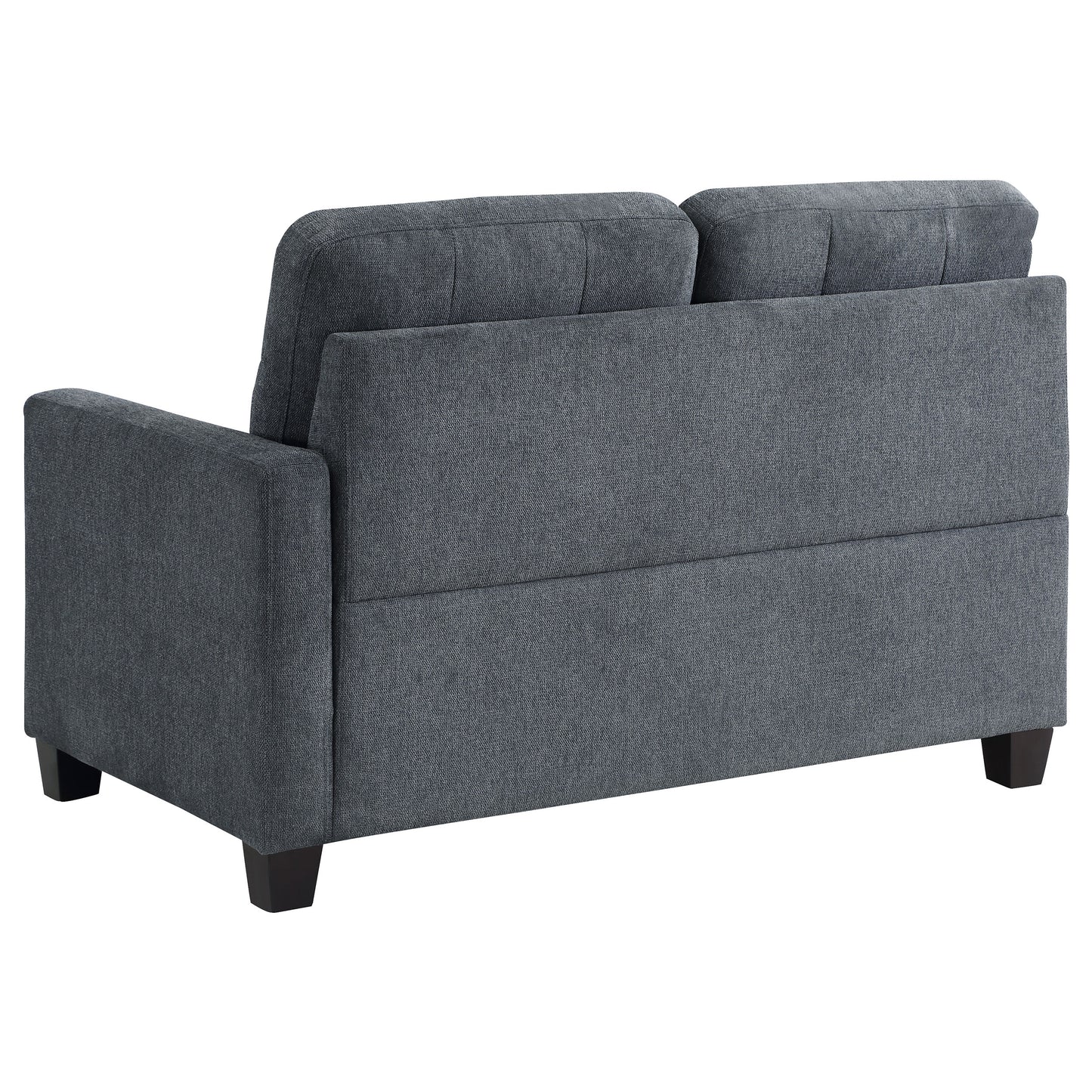 Georgina Upholstered LAF Loveseat Steel Grey