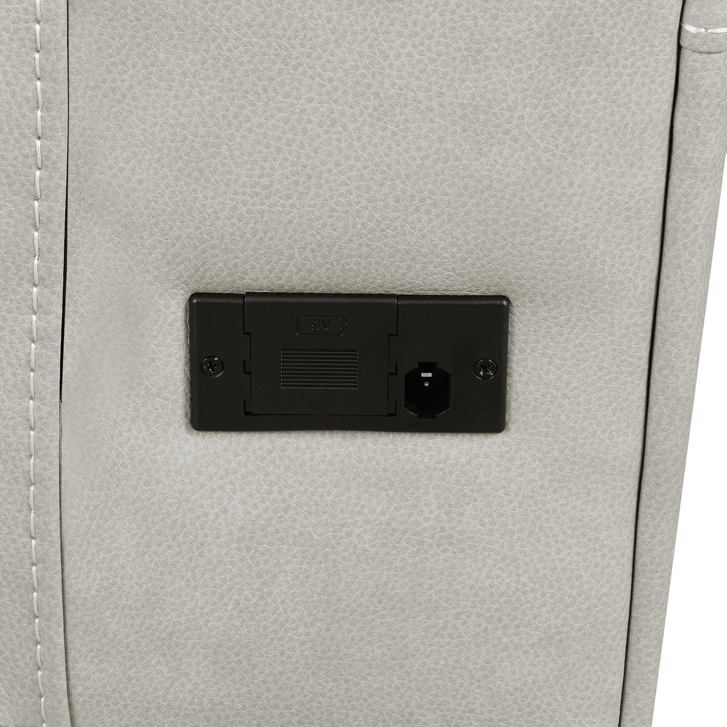 Brickston Triple Power Reclining Loveseat Grey