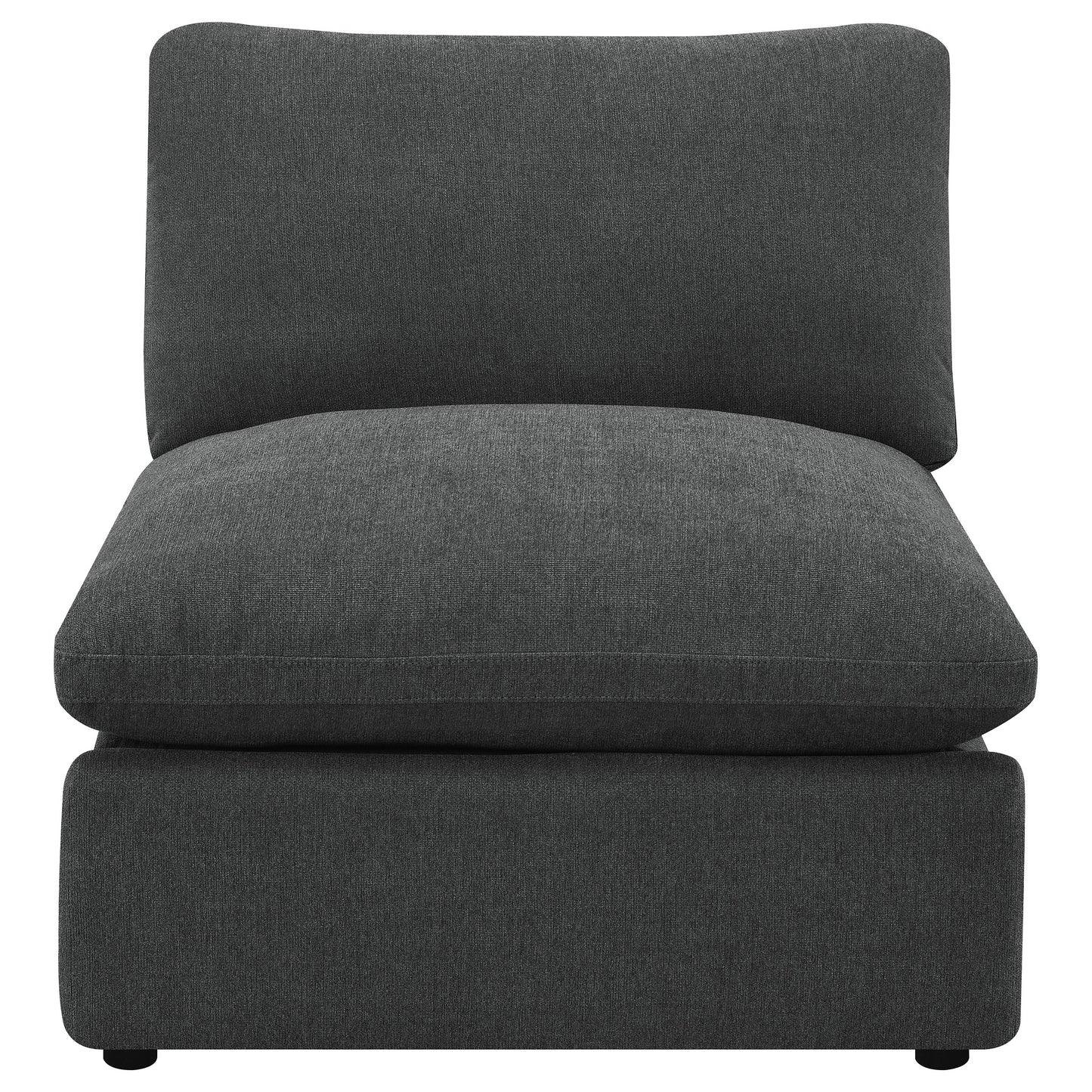 Collins Modular Power Armless Recliner Dark Grey