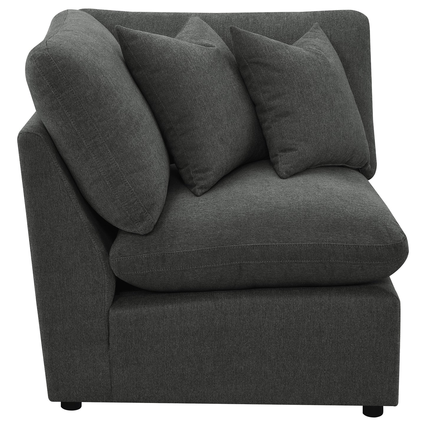 Collins Modular Corner Chair Dark Grey