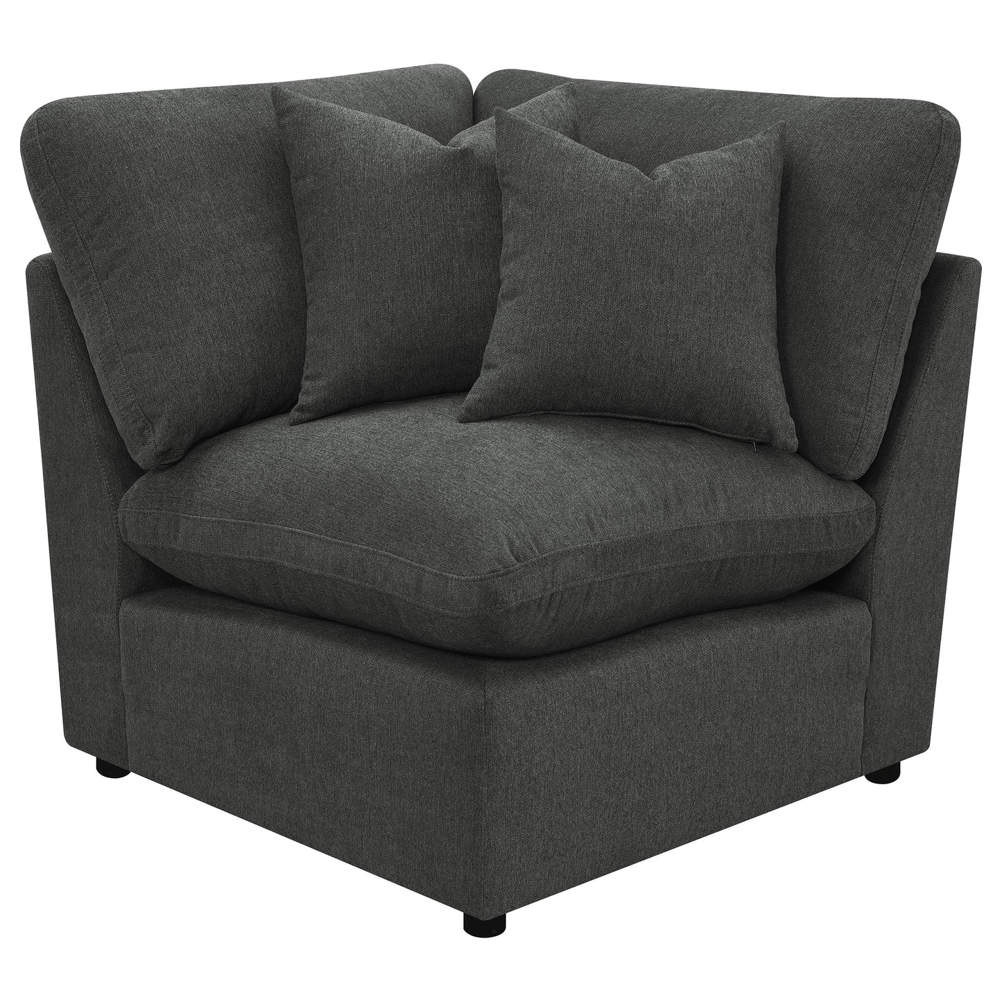Collins Modular Corner Chair Dark Grey