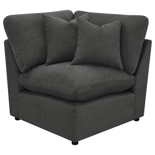 Collins Modular Corner Chair Dark Grey