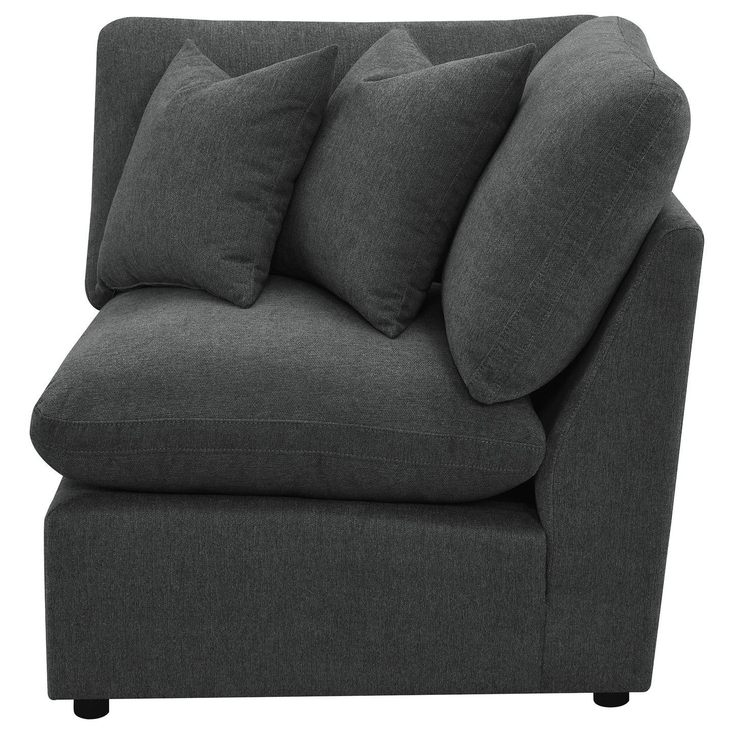 Collins Modular Corner Chair Dark Grey