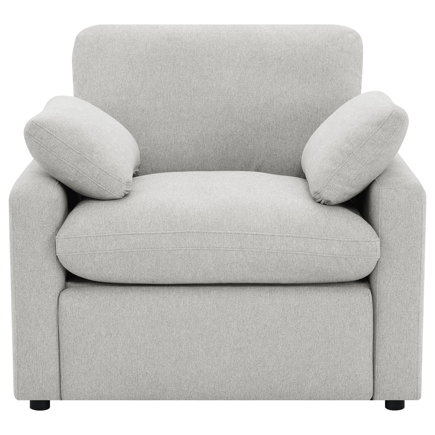 Collins Upholstered Power Recliner Chair Grey