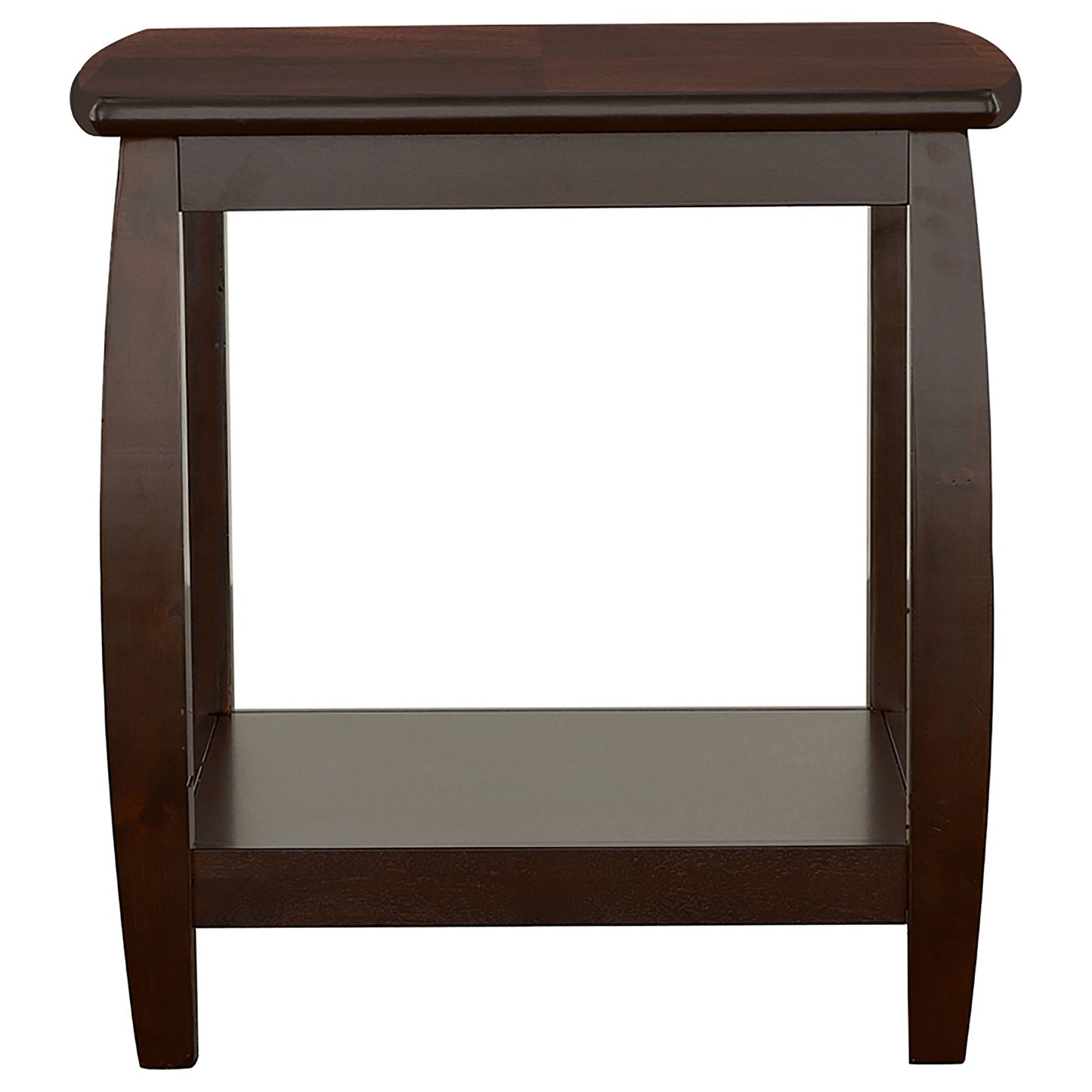 Dixon 1-shelf Square Wood End Table Espresso