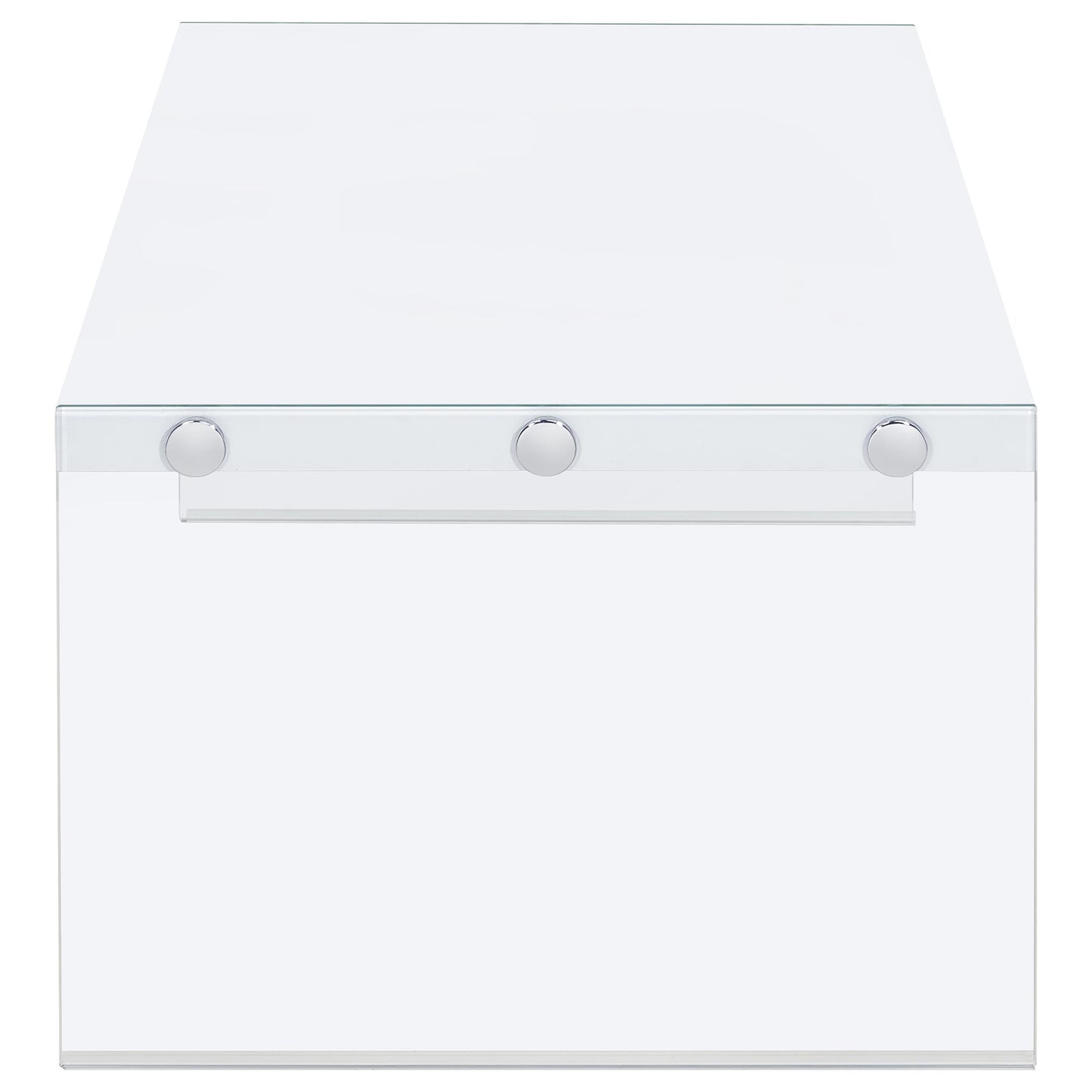 Opal 3-piece Coffee and End Table Set White High Gloss