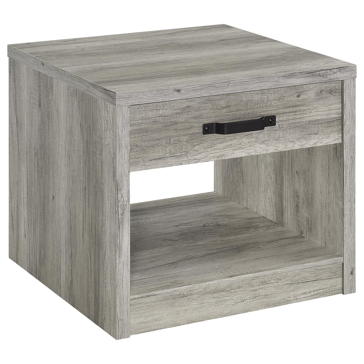 Felix 2-piece Coffee and End Table Set Grey Driftwood