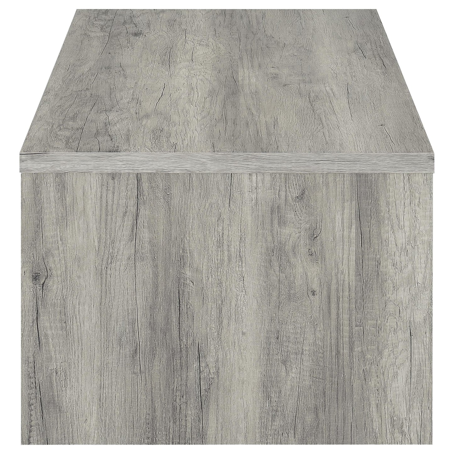 Felix 2-drawer Engineered Wood Coffee Table Grey Driftwood