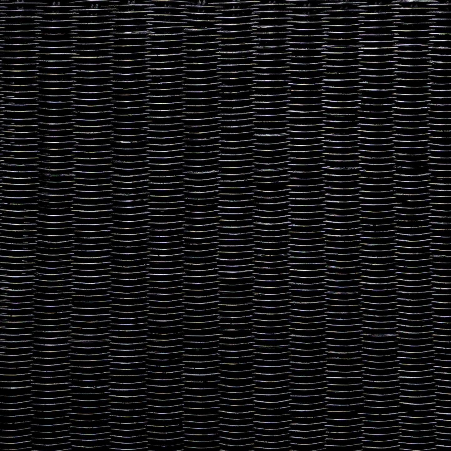 Cahya Woven Rattan Square End Table Black