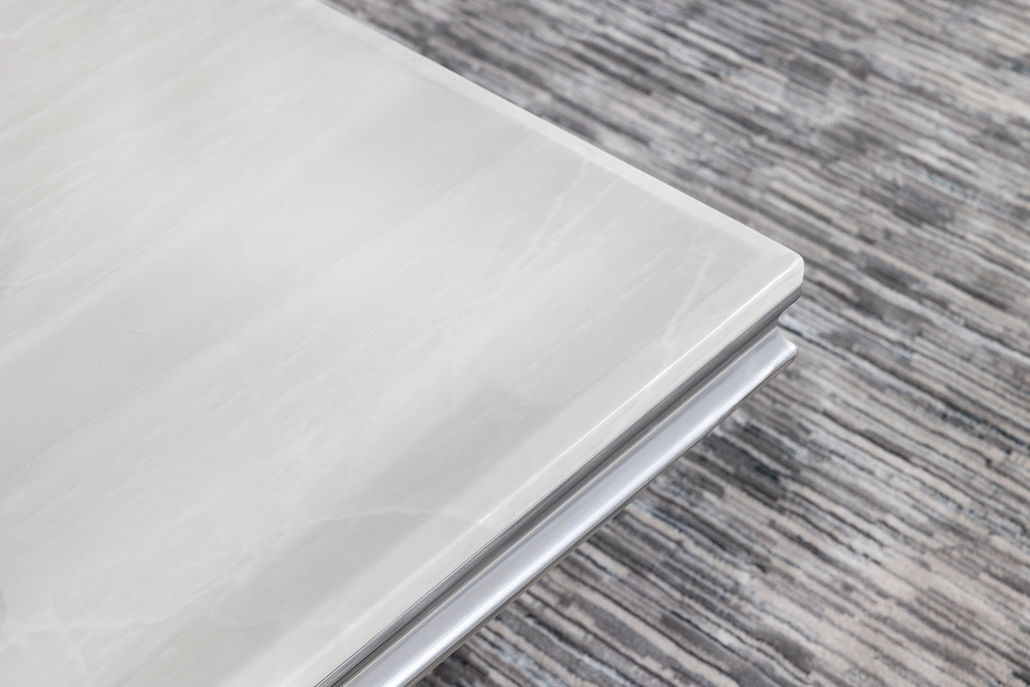 Kerwin 2-piece Rectangular Coffee and End Table Set Chrome