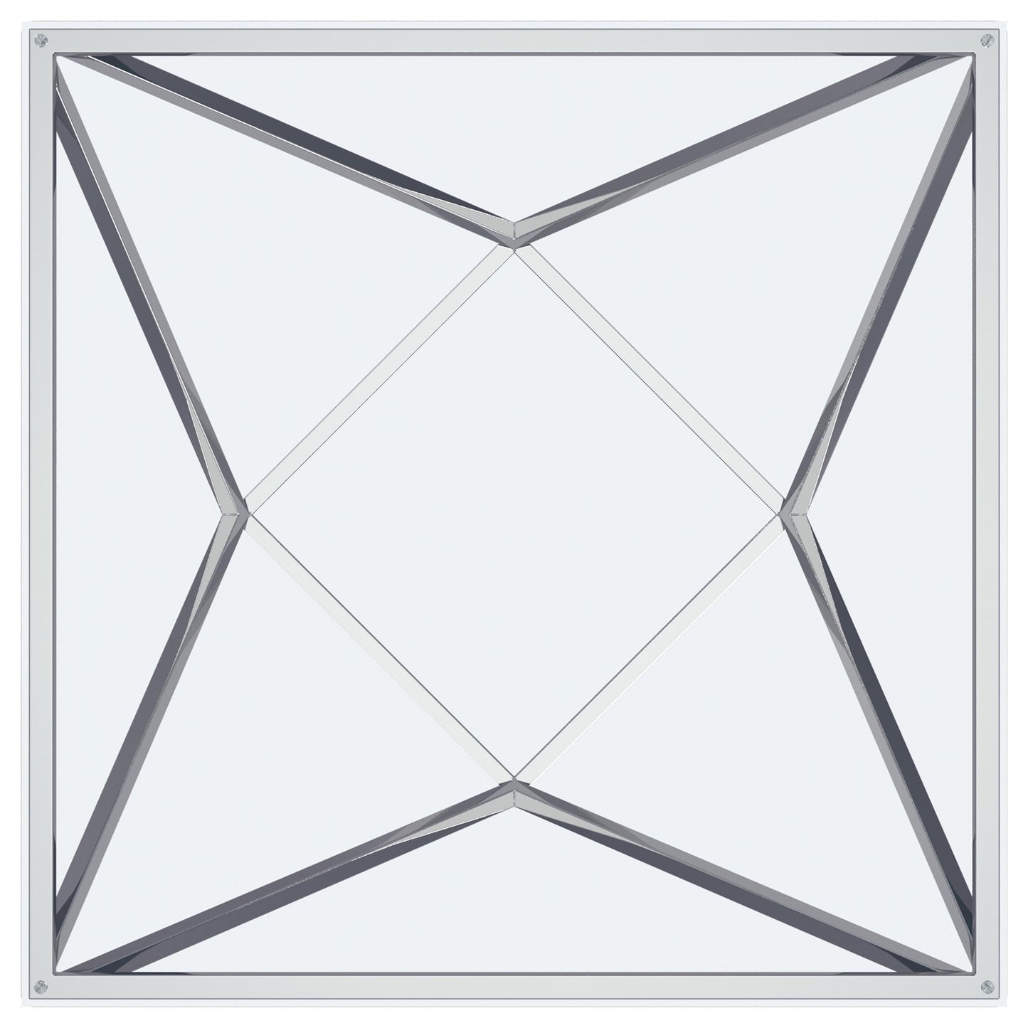 Brittania 3-piece Square Coffee and End Table Set Nickel