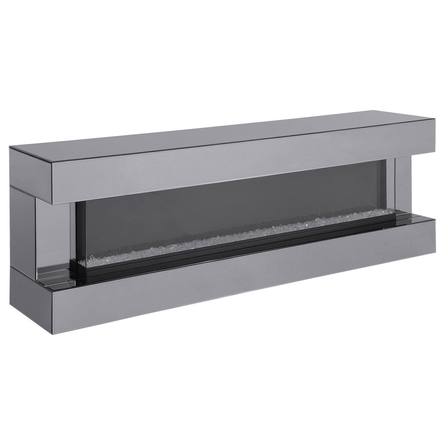 Vallerie 71-inch BT Speaker TV Stand Fireplace Console Grey