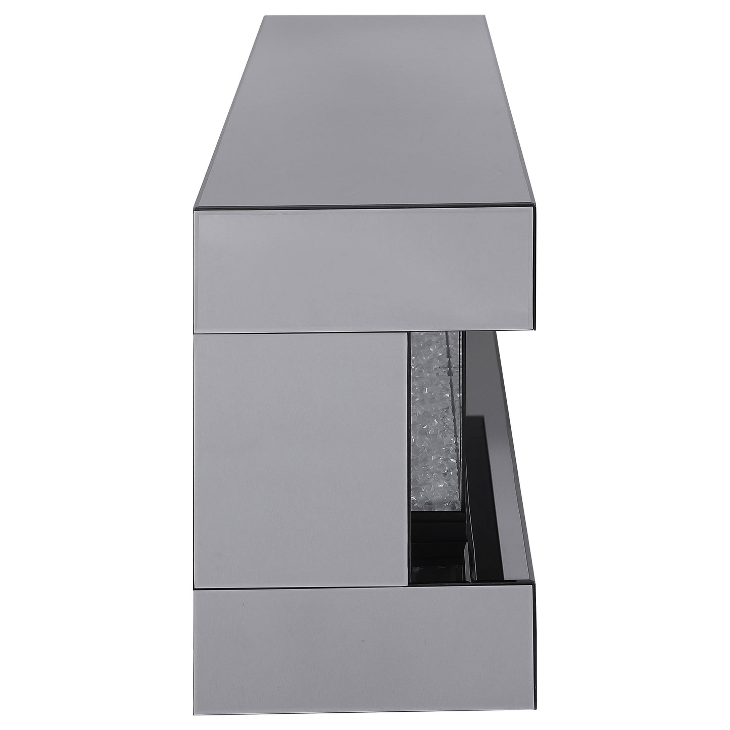 Vallerie 71-inch BT Speaker TV Stand Fireplace Console Grey