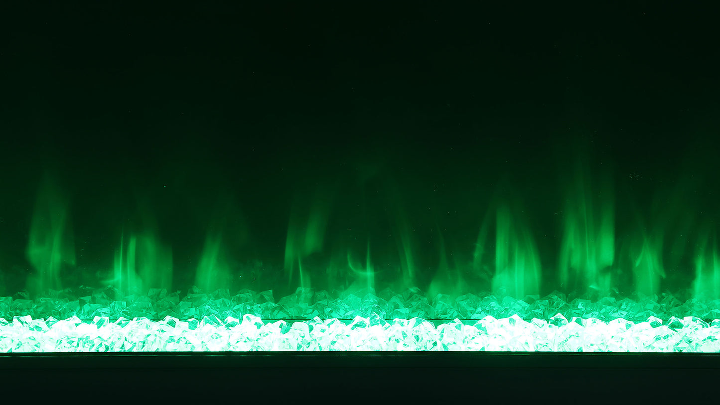 Vallerie 71-inch BT Speaker TV Stand Fireplace Console Grey