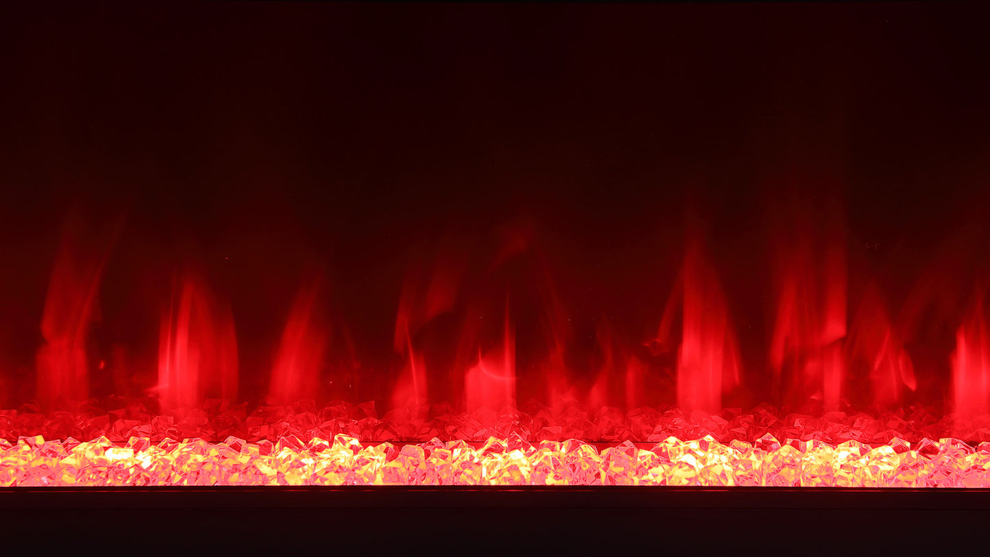 Vallerie 71-inch BT Speaker TV Stand Fireplace Console Grey