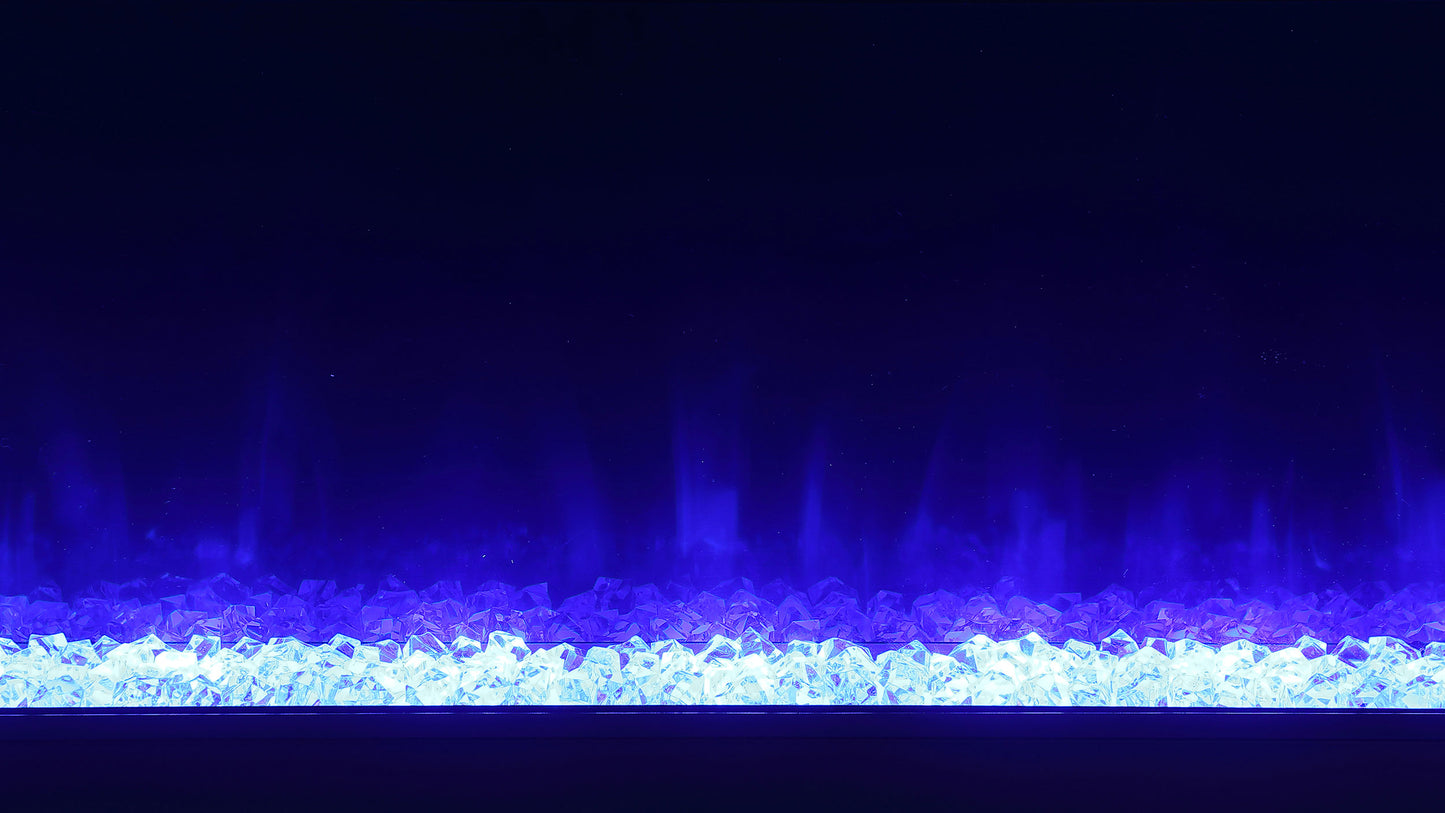 Vallerie 71-inch BT Speaker TV Stand Fireplace Console Grey