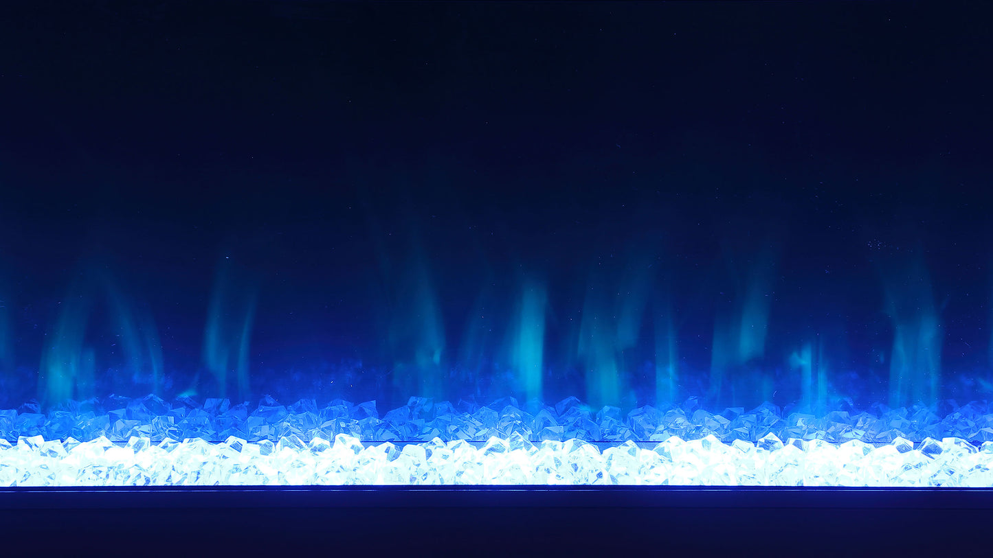 Vallerie 71-inch BT Speaker TV Stand Fireplace Console Grey