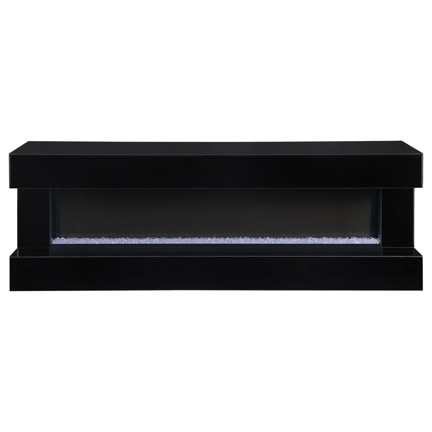 Vallerie 71-inch BT Speaker TV Stand Fireplace Console Black