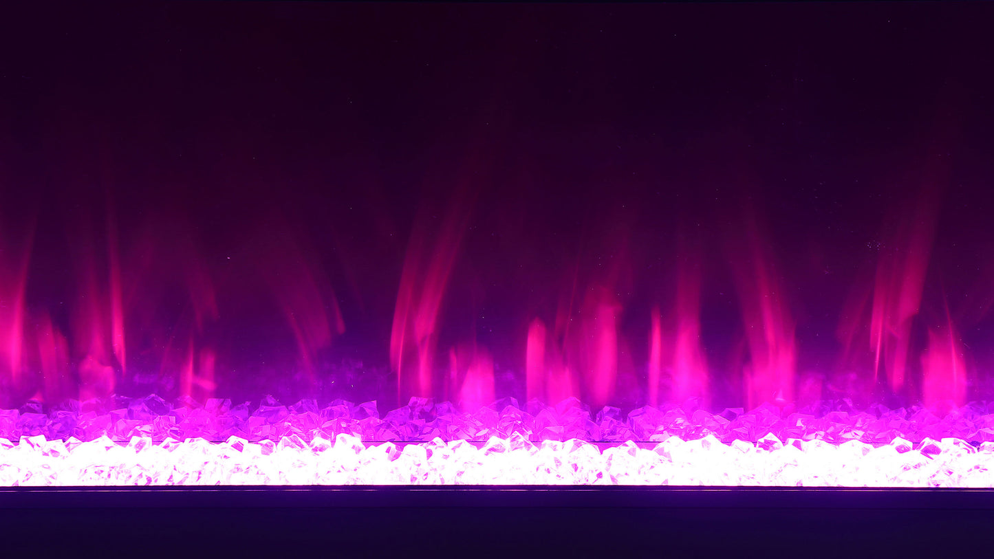 Vallerie 71-inch BT Speaker TV Stand Fireplace Console White