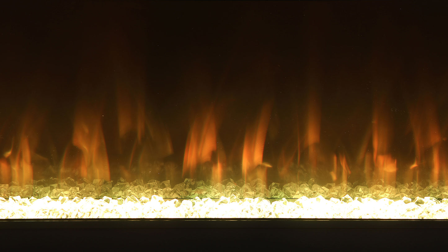 Vallerie 71-inch BT Speaker TV Stand Fireplace Console White