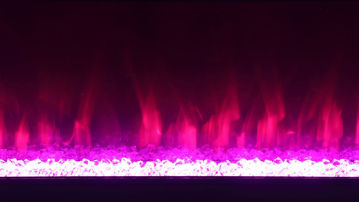 Vallerie 71-inch BT Speaker TV Stand Fireplace Console White