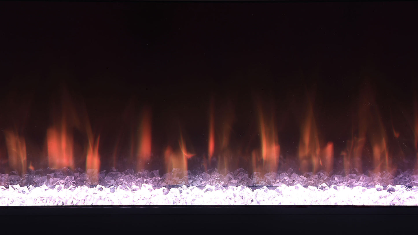 Vallerie 71-inch BT Speaker TV Stand Fireplace Console White