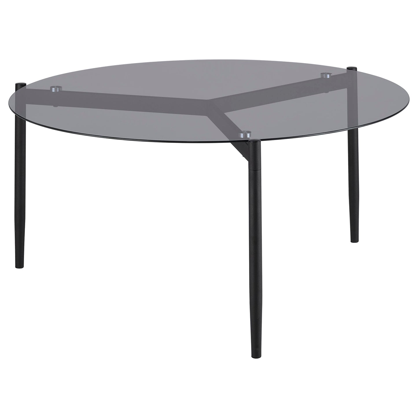 Rosalie 3-piece Round Coffee and End Table Set Grey