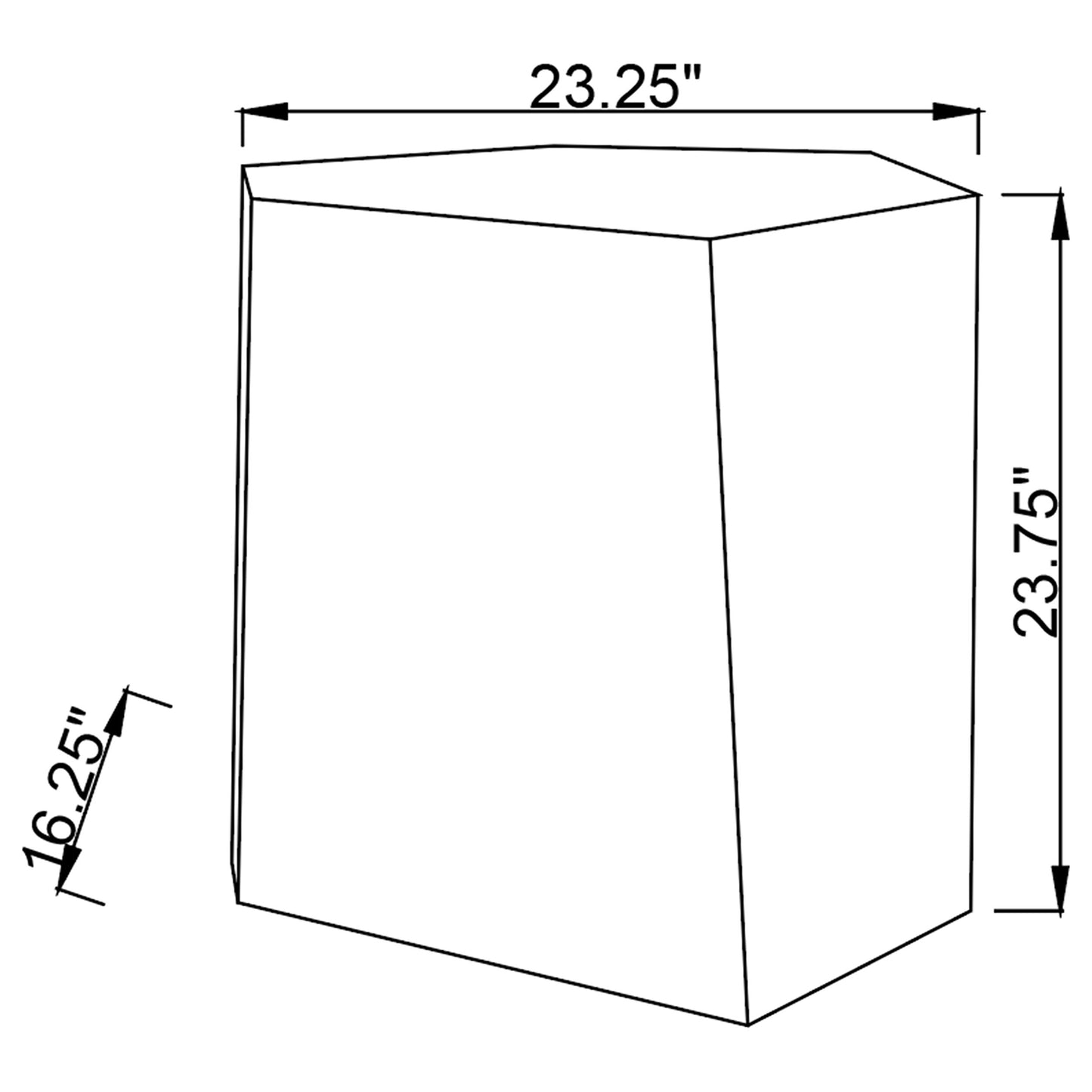 Capella 2-piece Mirrored Coffee and End Table Set Silver