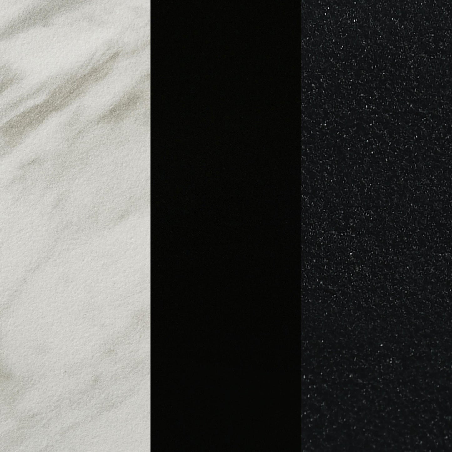 Tandi Round Faux Marble Side End Table White and Black