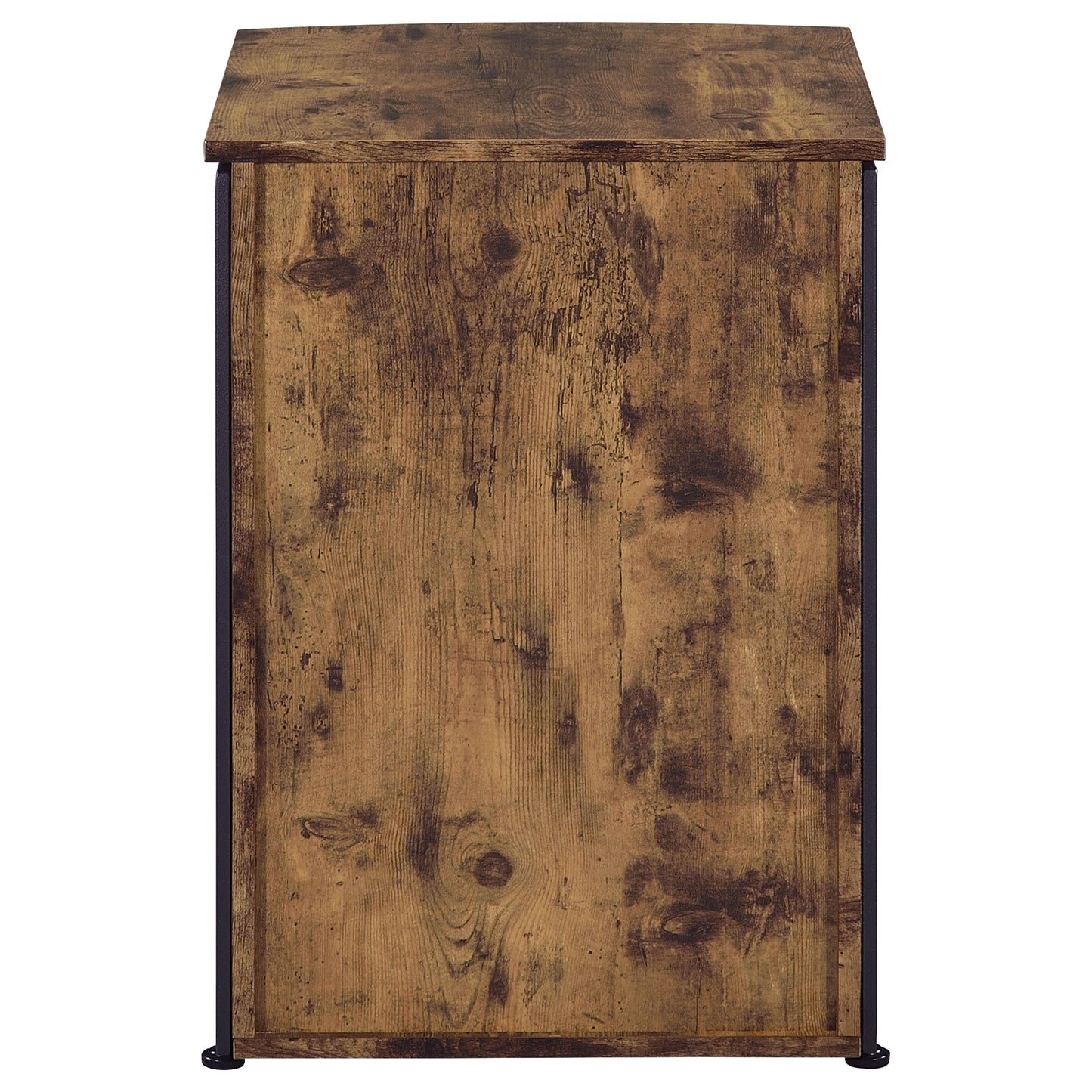 Estrella 3-drawer Home Office File Cabinet Rustic Nutmeg