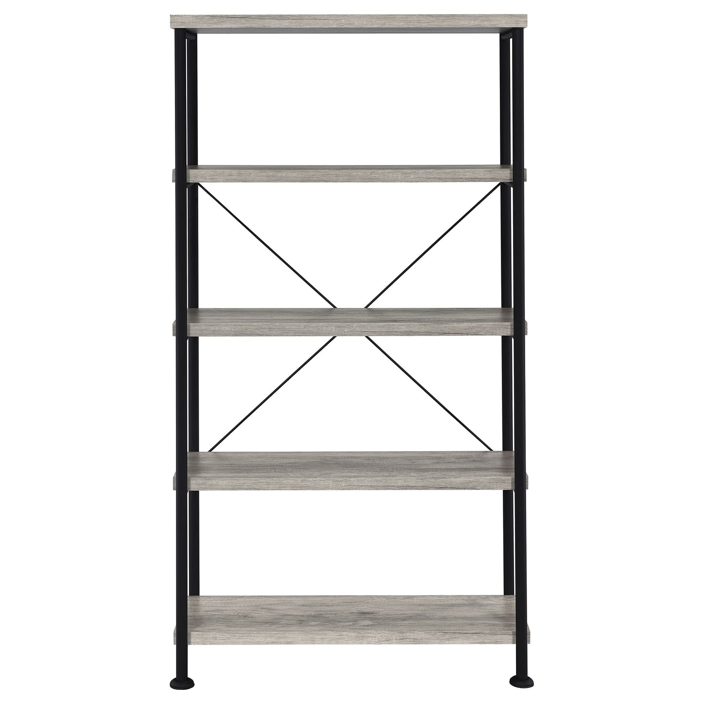 Analiese 63-inch 4-shelf Bookshelf Grey Driftwood