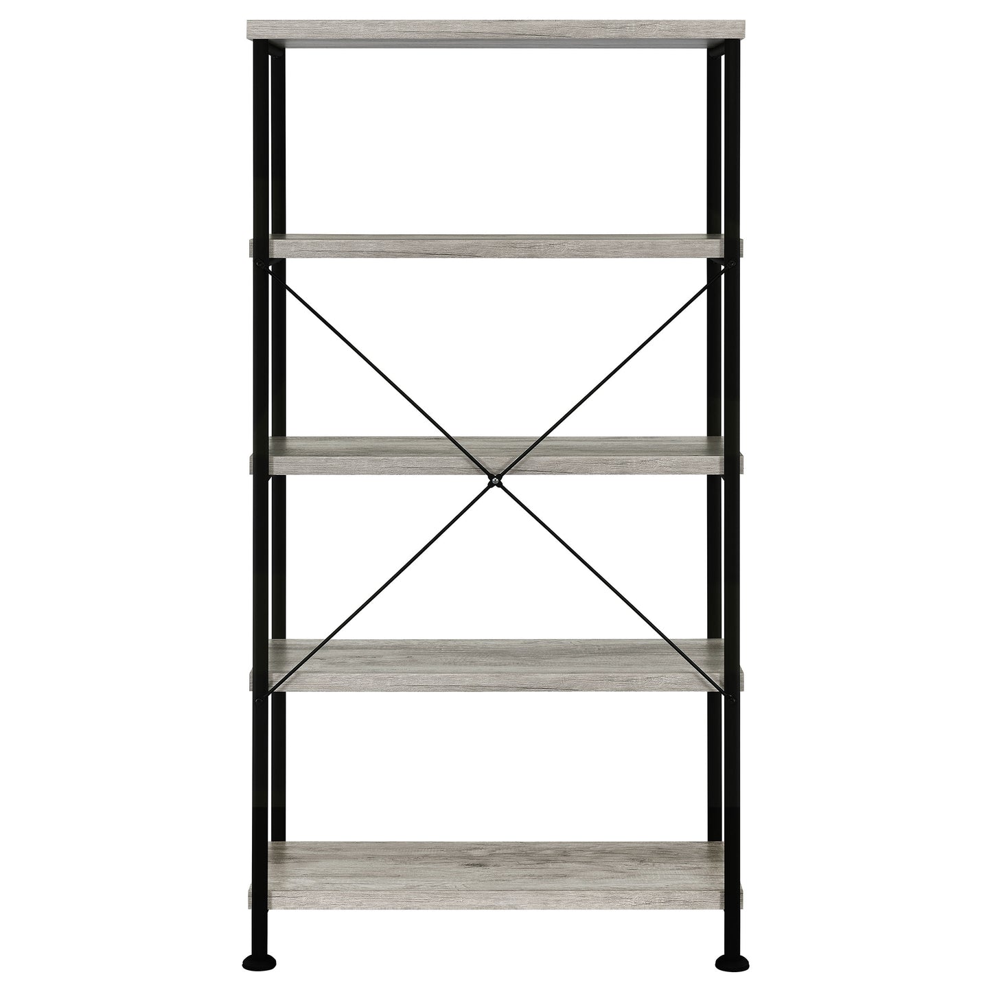 Analiese 63-inch 4-shelf Bookshelf Grey Driftwood