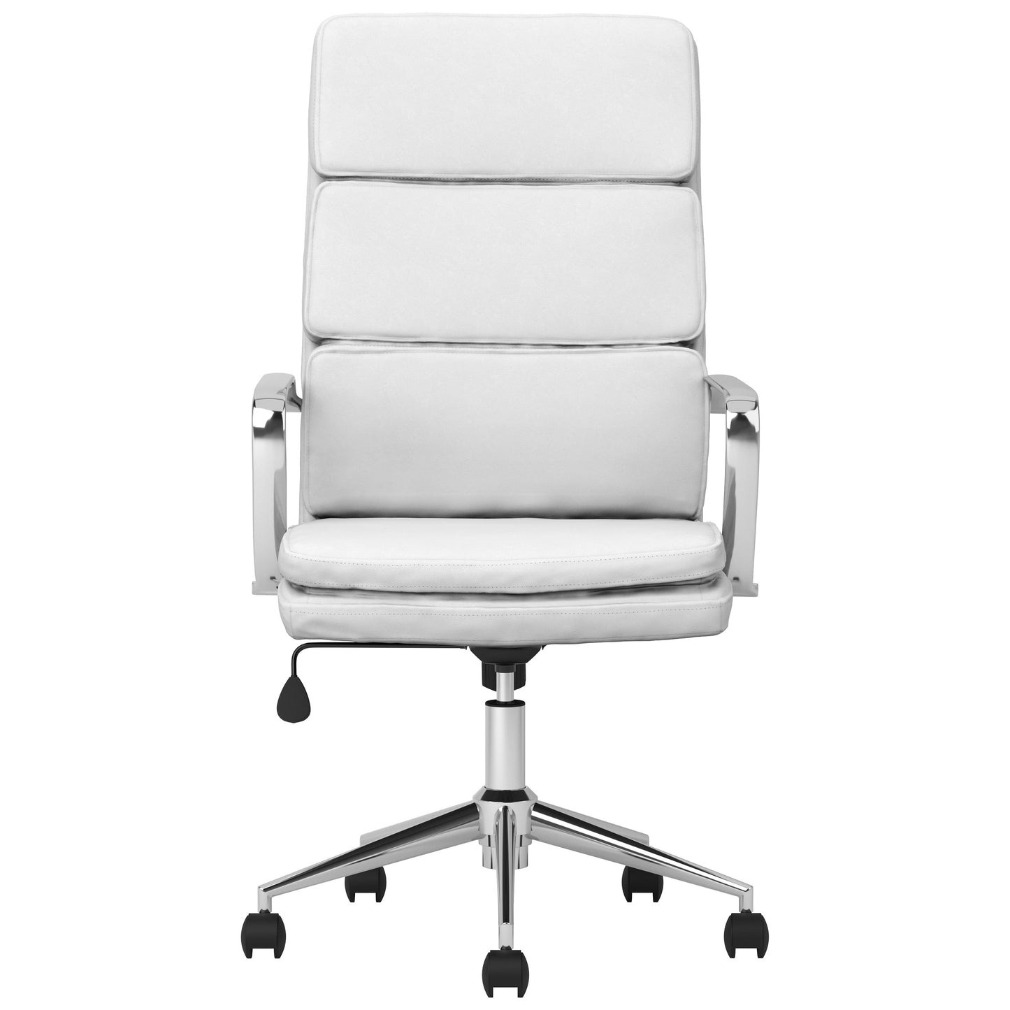 Ximena Upholstered Adjustable High Back Office Chair White
