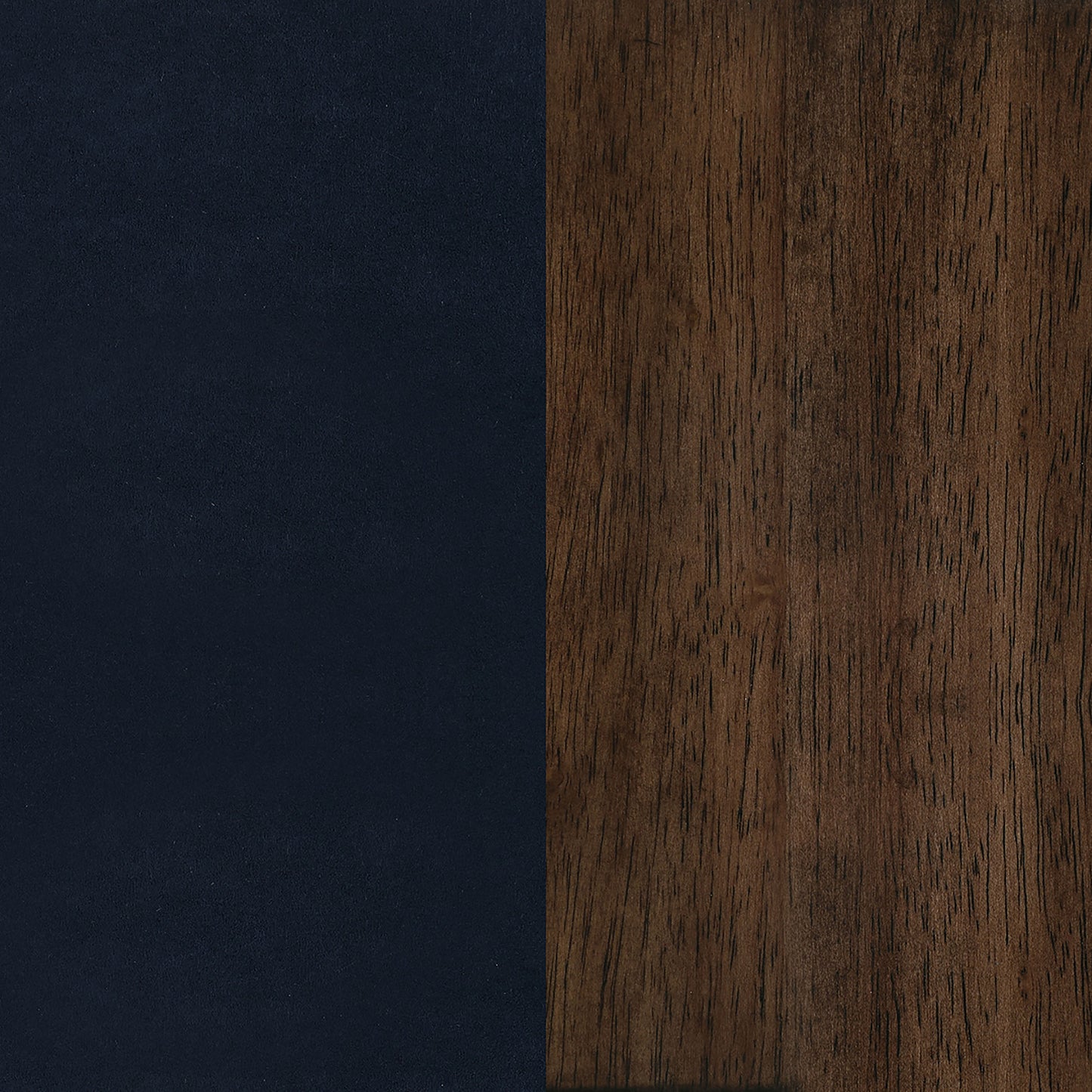 Cheryl Upholstered Wood Arm Accent Chair Dark Blue