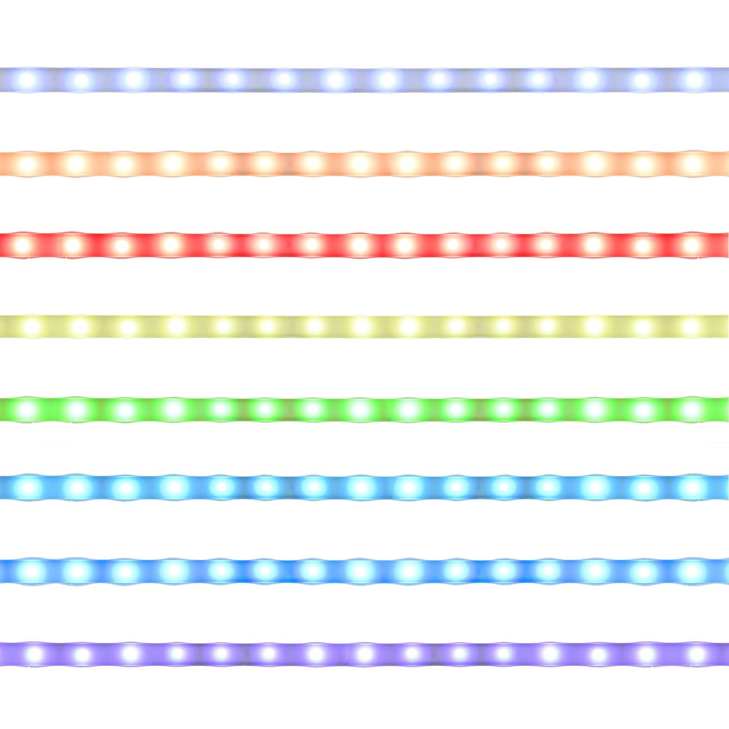 Windrose 28 x 67 Inch Tempered LED Standing Mirror Black