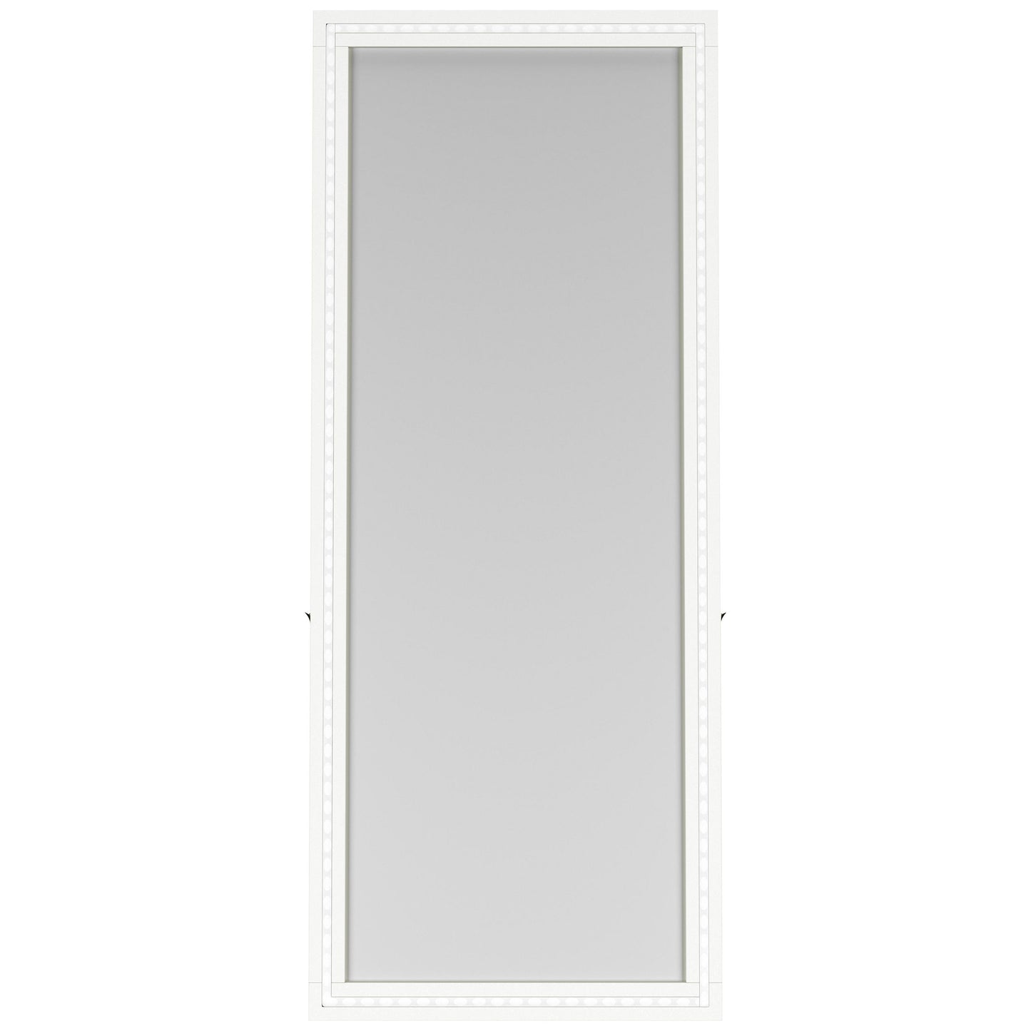 Windrose 28 x 67 Inch Tempered LED Standing Mirror White