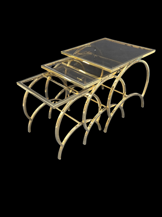 Golden Arch Nesting Table Set (3-Piece)
