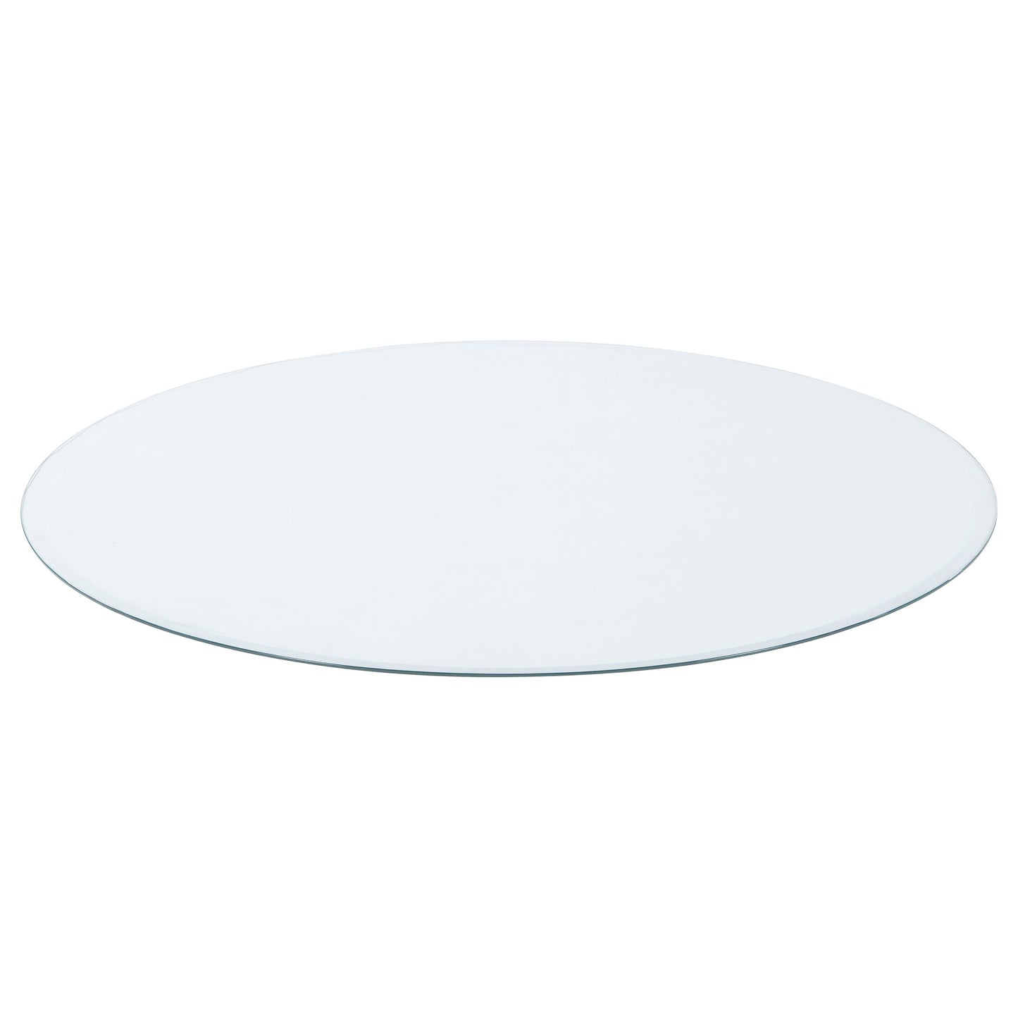 25-inch 8mm Round Clear Tempered Glass Top
