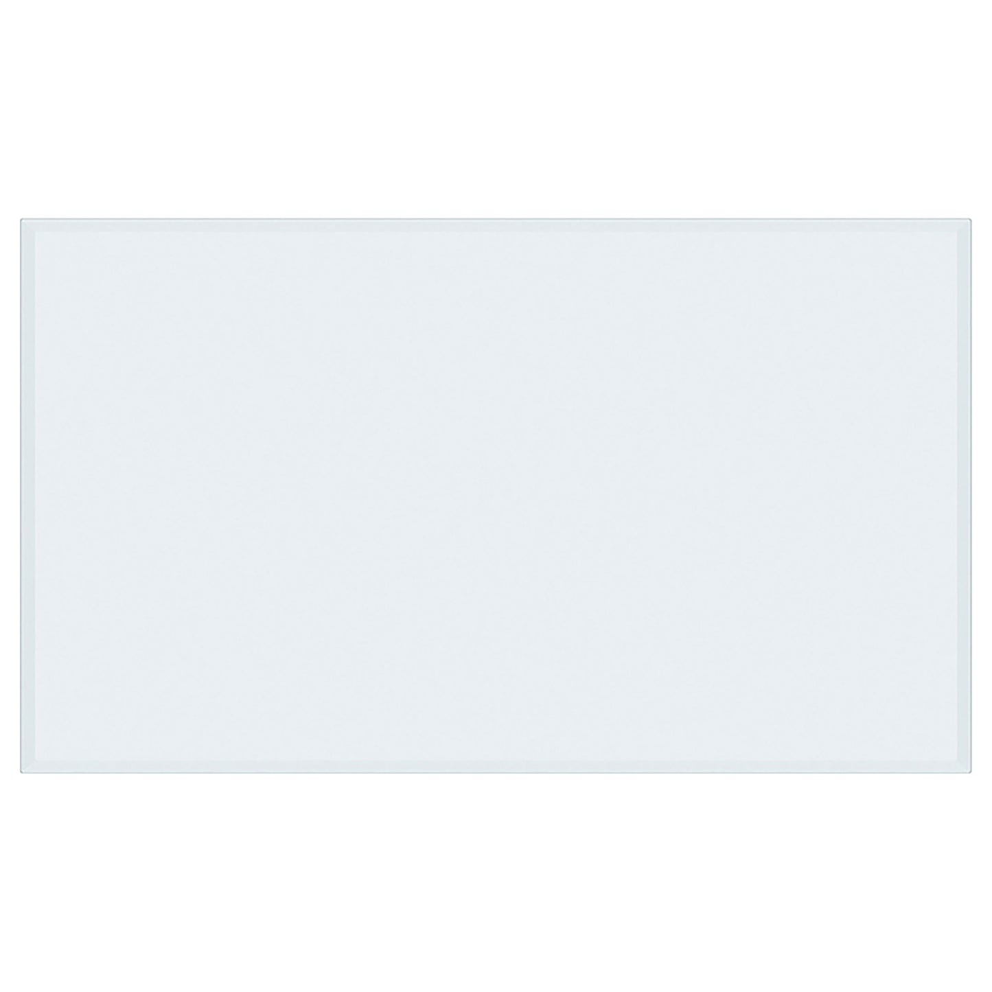 60x36-inch 6mm Rectangular Clear Tempered Glass Top